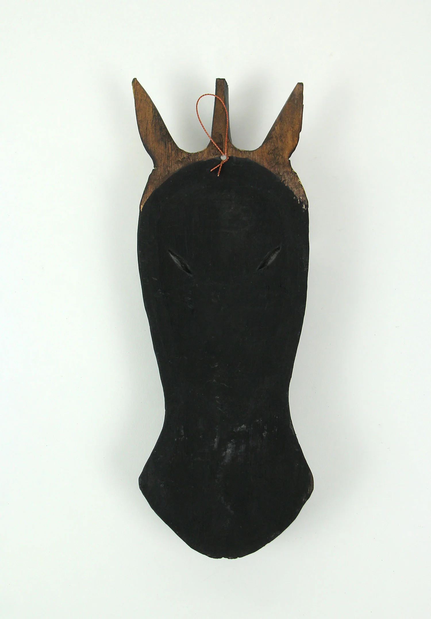Pair of African Zebra and Giraffe Mask Wall Hangings 10 In. - Image 3